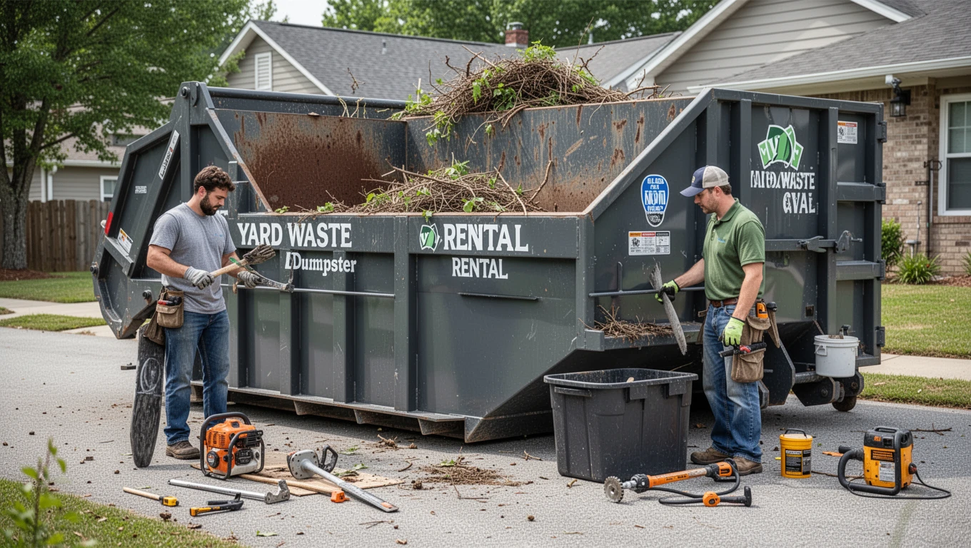 Yard Waste Dumpster Rental